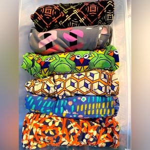 Set of 6 LulaRoe Leggings
